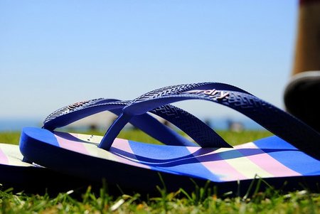 Cuidado con las chanclas