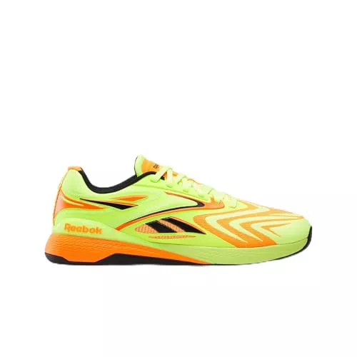Reebok Zapatillas Unisex Nano X5 Edge, Color Verde Lima/Negro, Talla 43 EU