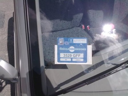 Tarjeta aparcamiento