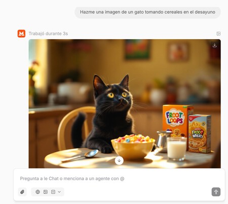 Me ha gustado mucho la calidad de Mistral creando imágenes