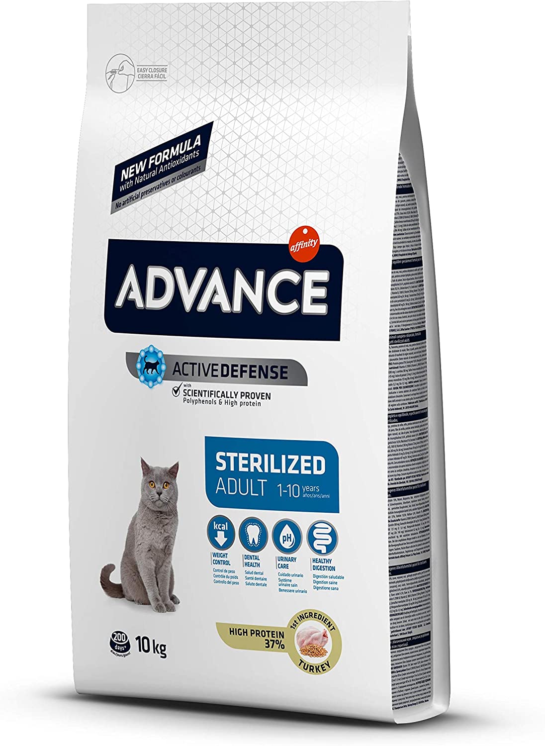 ADVANCE Pienso para Gatos Esterilizados Adultos - 10 kg