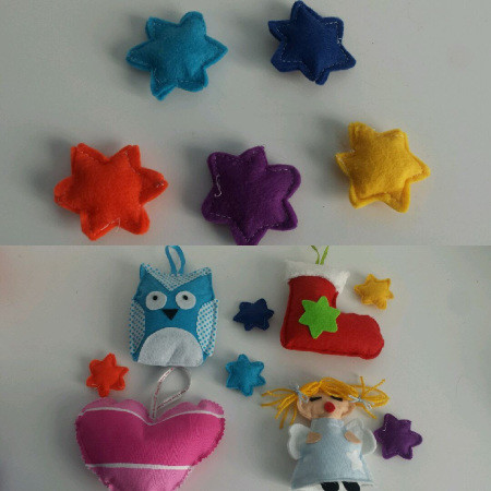 Adornos De Navidad Fieltro