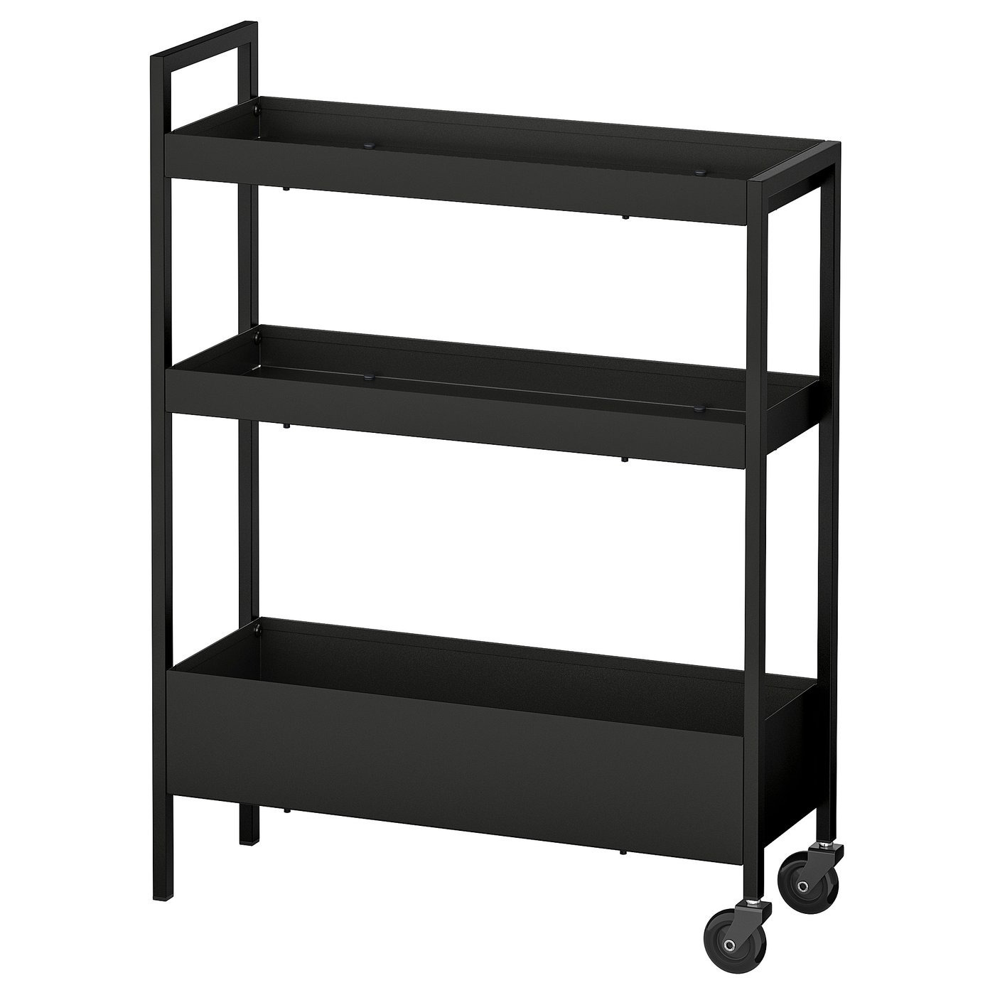 NISSAFORS - Carrito, blanco, 50.5x19x67 cm
