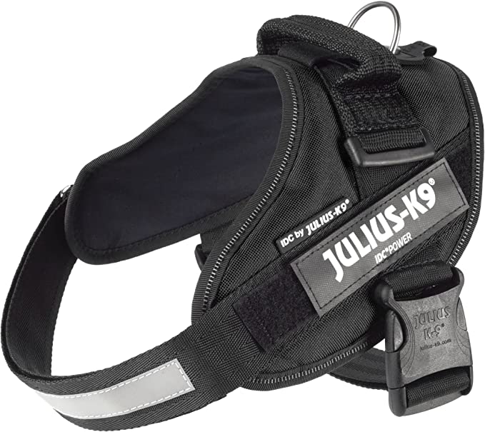 JULIUS-K9 16IDC Arnés de Potencia para Perros, color Negro, Tamaño 0
