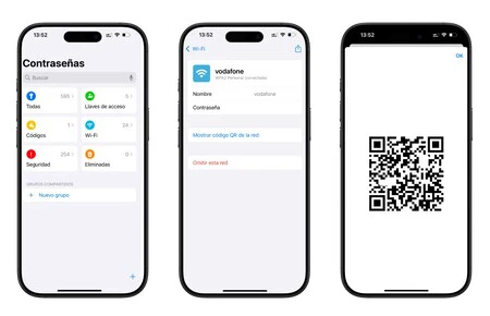 QR Wi-Fi iPhone を作成する