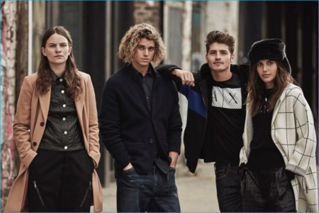 Armani Exchange apostó por prendas utilitarias y sin complicaciones para el otoño