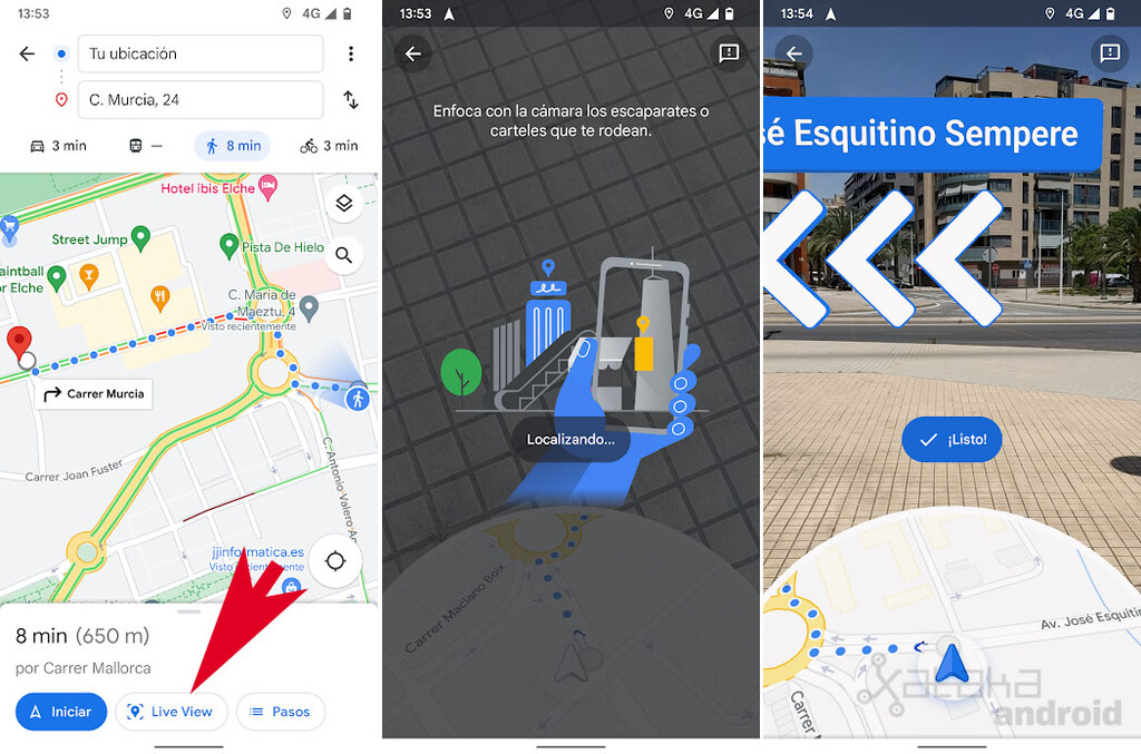 Live View de Google Maps: así es la navegación de realidad aumentada y ...