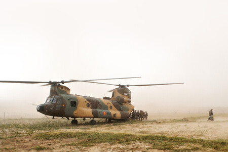 Spanish Helicopter In Afghanistan