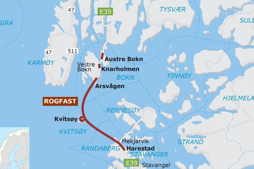 Túnel subaquático de 26,7 km ficará pronto em 2033 / Imagem: JV Tech