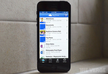 SkyDrive 3.0 al fin disponible en la App Store tras meses de desacuerdo entre Apple y Microsoft