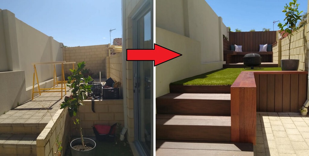 Tenía un patio feo, sucio y mal aprovechado: así lo convirtió en un oasis de lujo donde poder relajarse 