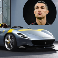 ¡Otra joya! Cristiano Ronaldo añade un Ferrari Monza SP, de 810 CV y 1,6 millones de euros, a su colección de superdeportivos 