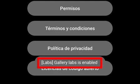 Opciones Ocultas Galería Samsung Galaxy 