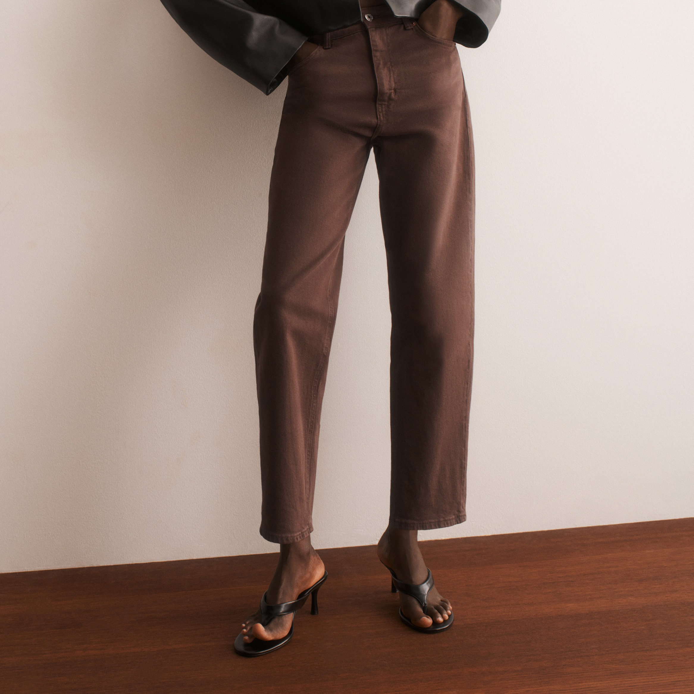 Mom Slim Fit High Waist Ankle Jeans