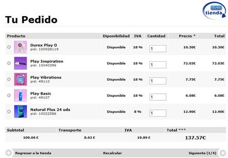 El IVA de preservativos, pañales y compresas sigue a tipos muy altos