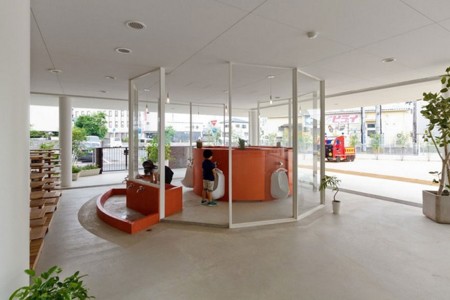 Preschool Collects Rainwater Puddles Kids Play Dai Ichi Yochien Hibino Sekkei 10