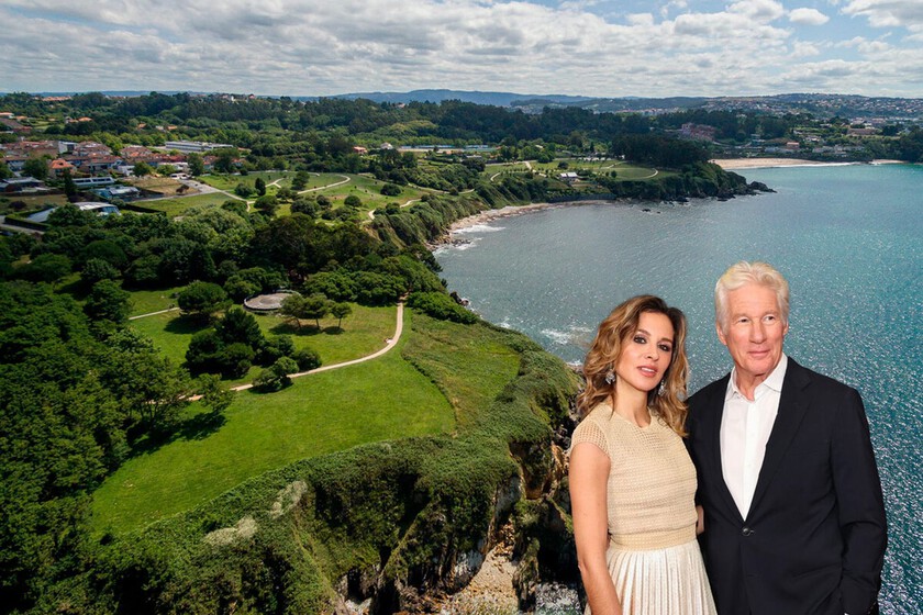 El refugio gallego de Richard Gere y Alejandra Silva: un pueblo con un castillo del siglo XVI, playas salvajes y mejillones de primera