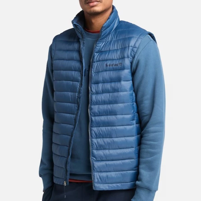 Timberland Chaleco de hombre acolchado ligero repelente al agua