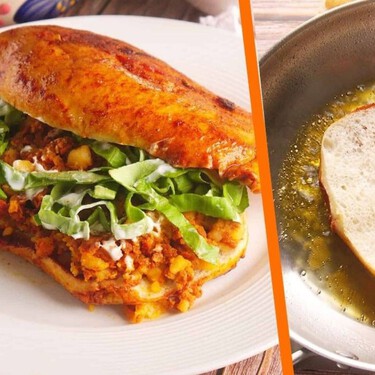 Trucos para que los pambazos con papa y chorizo queden crujientes por fuera: el secreto está en el pan