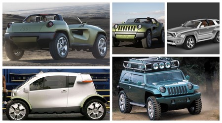 Estos 5 conceptos de Jeep demuestran que su característico diseño ha tenido divertidas variaciones