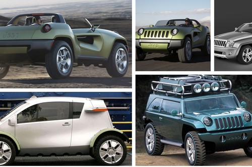 Estos 5 conceptos de Jeep demuestran que su característico diseño ha tenido divertidas variaciones