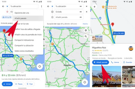Google マップの停留所