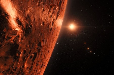 Sí, en el sistema Trappist hay indicios de agua