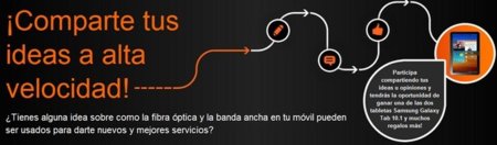 ¿Qué hacer con conexiones de más de 30 Mbps? Orange quiere ideas y premia las 2 mejores con una Galaxy Tab 10