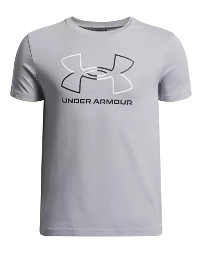 Under Armour UA GL Foundation SS - Mod Gray Light Heather/Black - YXL, Mod Gray Light Heather/Negro, 160-170