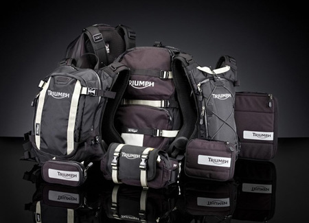 Triumph lanza una gama de mochilas para moto