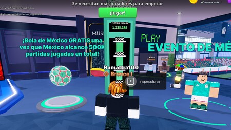Seleccion Mexico Roblox Evento Colaboracion