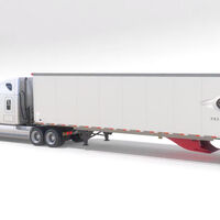 Algunos camiones americanos están usando unos extraños toboganes en la panza. No es por diversión, es por ahorrar dinero