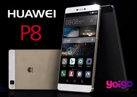 Huawei P8, ya se conocen sus precios con Yoigo