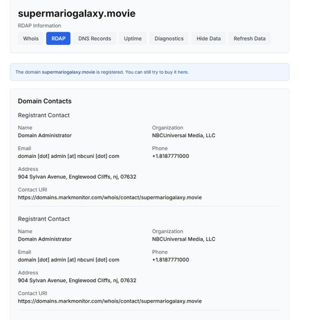 Universal Super Mario Galaxy