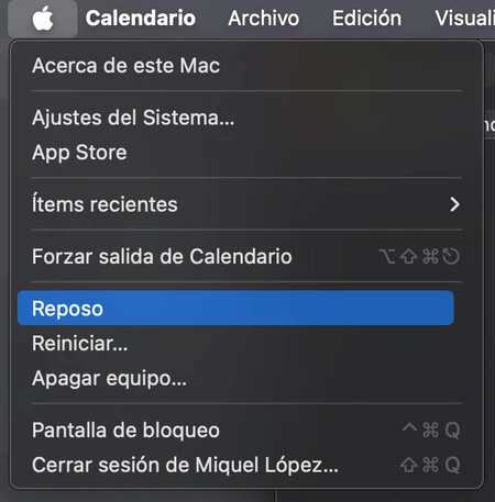 mac modo reposo