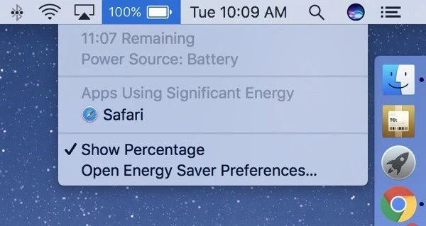 Bateria Macos Sierra