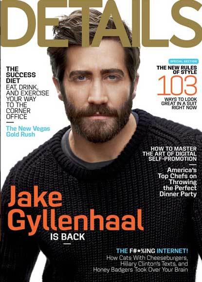 Jake Gyllenhaal deja claro que la barba está de moda en la portada de Details