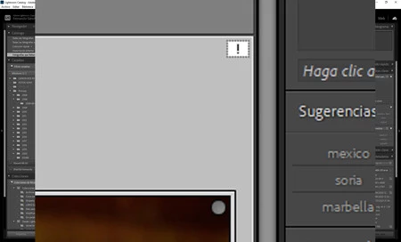 Fotografías perdidas Catálogo Lightroom