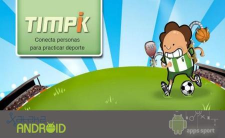 Aplicaciones Android deportes: Timpik