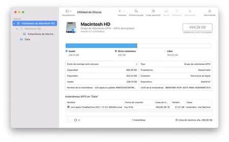 Macのバックアップ