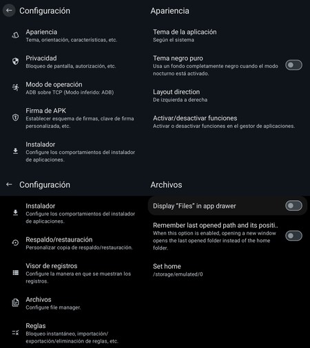 Configuracion Appmanager