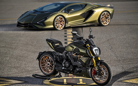 La Ducati Diavel 1260 se viste de Lamborghini Sián para esta brutal remesa limitada a 630 motos