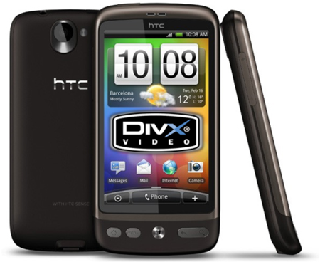HTC Desire podría soportar Divx de manera oficial