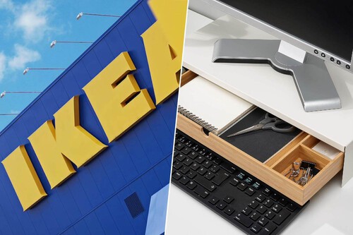 El soporte para monitor de Ikea que arrasa en ventas y que viene con espacio de almacenaje
