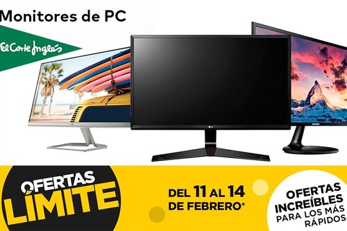 En las ofertas Límite 48 Horas de El Corte Inglés puedes comprar estos 13 monitores de HP, LG, MSI, Philips o Samsung con descuentos de hasta el 25%