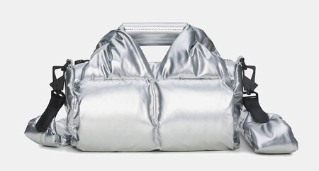 Bolso Acolchado Plata