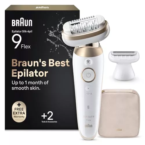 Braun Silk·épil 9 Flex Depiladora Eléctrica Mujer, 9-041 3D