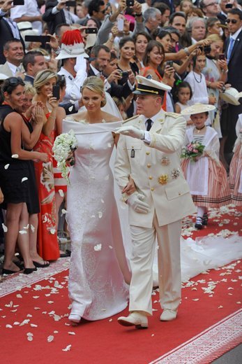 ¡¡Alberto de Mónaco y Charlene Wittscock ya son (de nuevo) marido y mujer!!