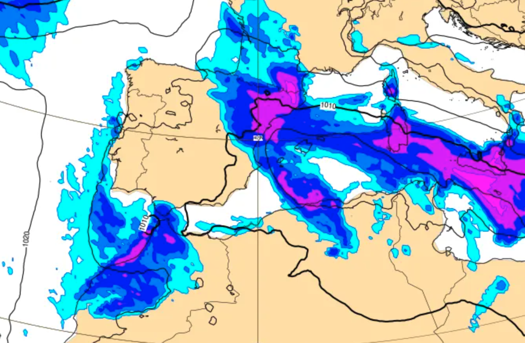 El Mediterráneo se prepara para una ciclogénesis explosiva: AEMET avisa de que, tras el frío, viene algo mucho más problemático