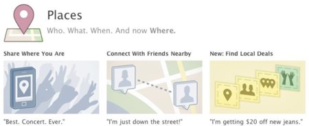 Facebook Places ya funciona en España